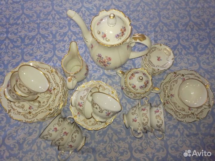 Чайный сервиз на 12 персон Райхенбах