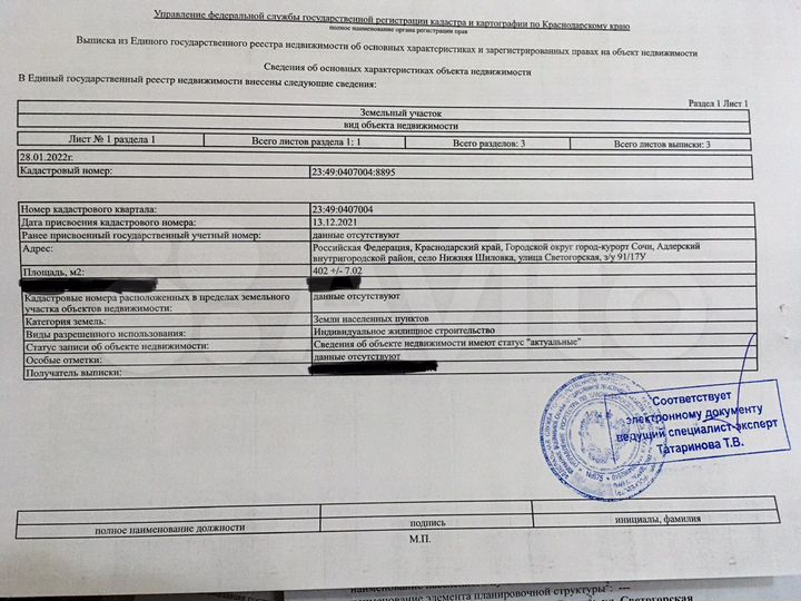 Участок 4 сот. (ИЖС)