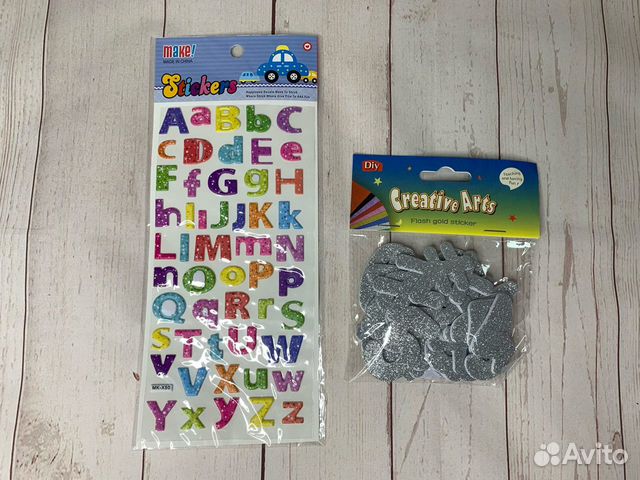 Наклейки цифры буквы