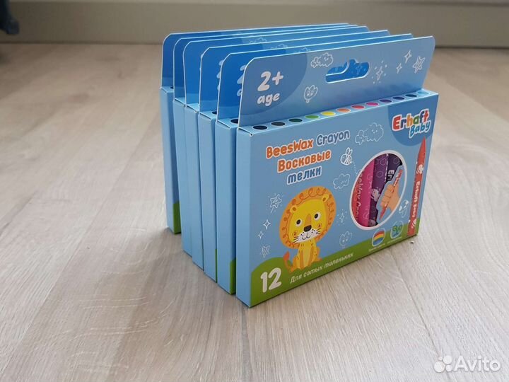 Восковые карандаши яркие