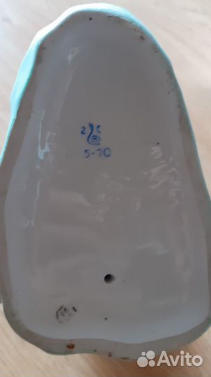 Фарфор СССР Девушка с ромашкой статуэтка Полонне