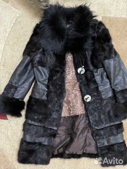 Шуба комбинированная