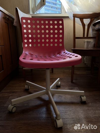 Стул IKEA skalberg розовый