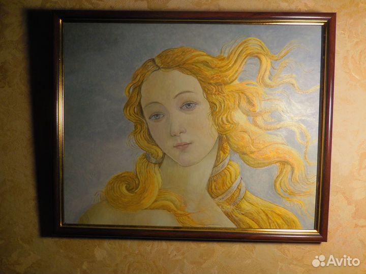 Копия фрагмент картины Рождение Венеры