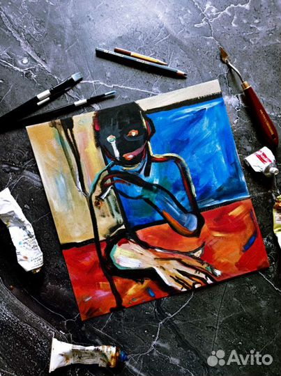 Картина абстракция