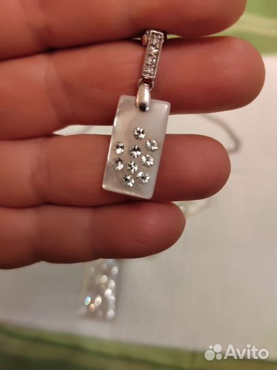 Колье и серьги серебро