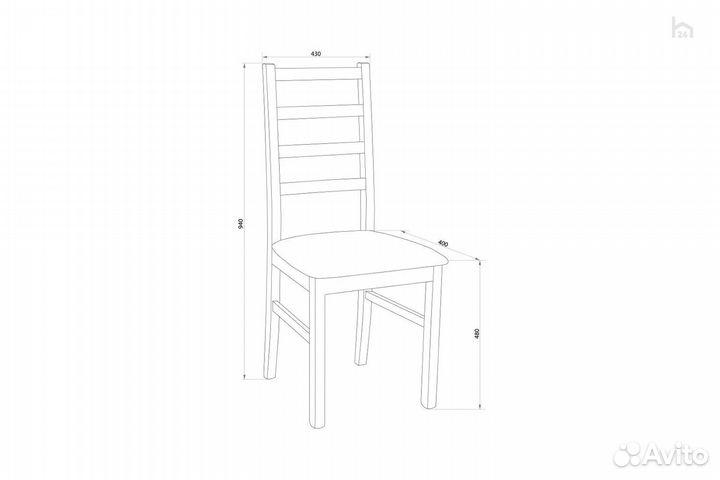 Стул обеденный Nilo 8