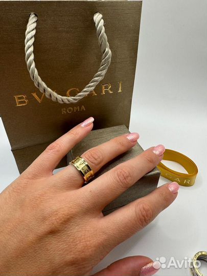 Золотое кольцо bulgari585