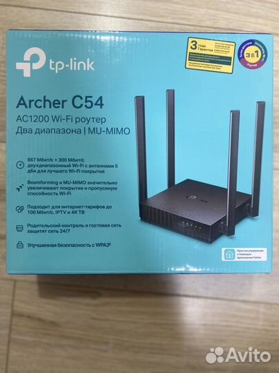 Wifi роутер tp link archer c54