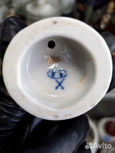 Фарфоровые статуэтки Путти музыканты