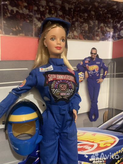 Barbie Nascar 50th anniversary