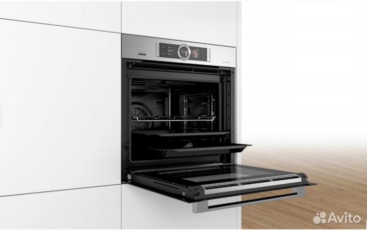 Электрический духовой шкаф Bosch HBG876ES7S, сереб