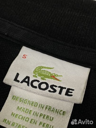Поло Lacoste S оригинал хлопок