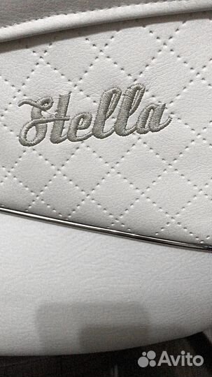 Коляска 2в1 Stella Кожа Белая