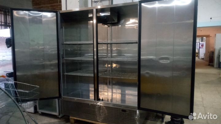 Холодильный шкаф мхм Капри нержавейка