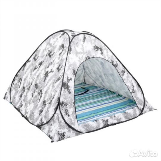 Палатка зимняя автомат утепленная 2,0*2,0 кмф цифр