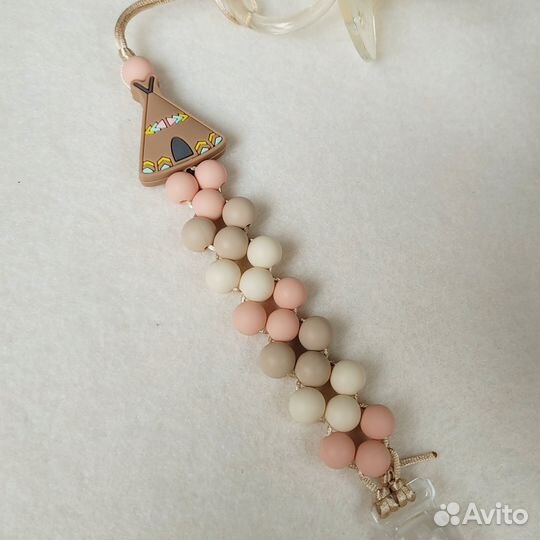 Силиконовый держатель для пустышки