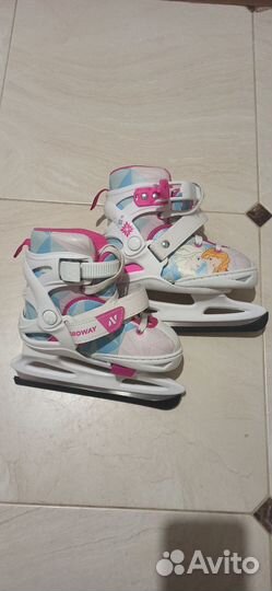 Коньки детские Холодное сердце 26-31 р