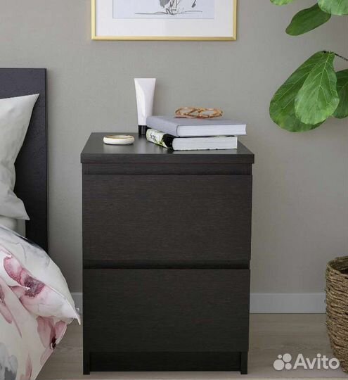 Тумба прикроватная IKEA мальм. Бронь