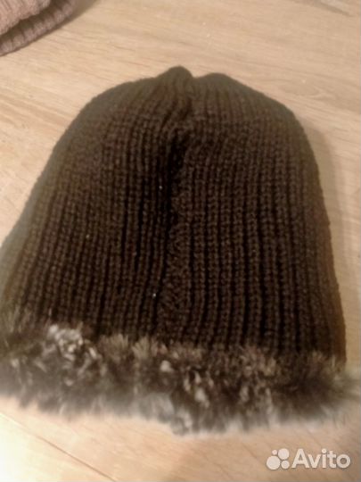 Шапка зимняя женская кролик