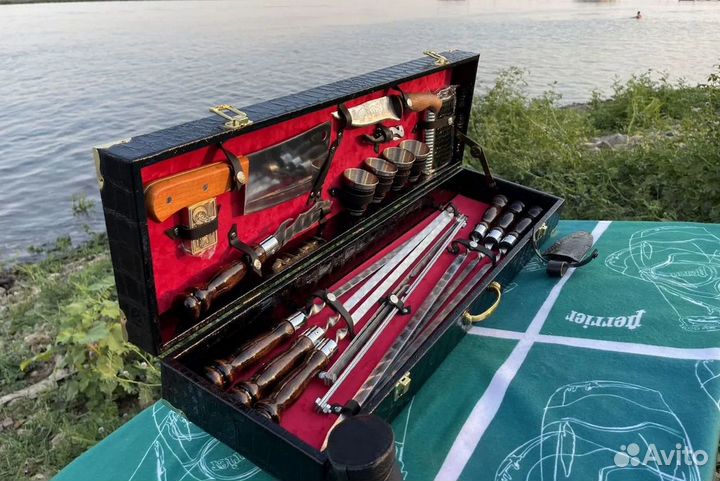 Шашлычный набор в кейсе