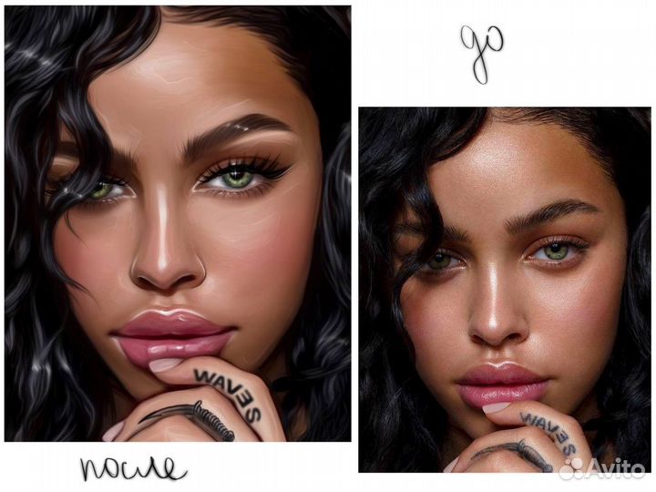 Портрет по фото на заказ