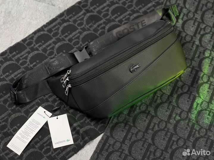 Сумка бананка Lacoste подарок мужчине