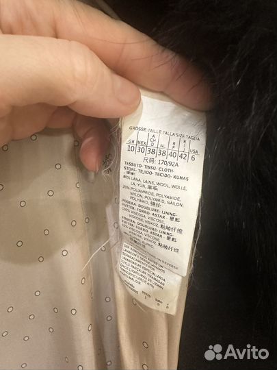 Пальто max co черное