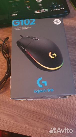 Игровая мышь logitech g102
