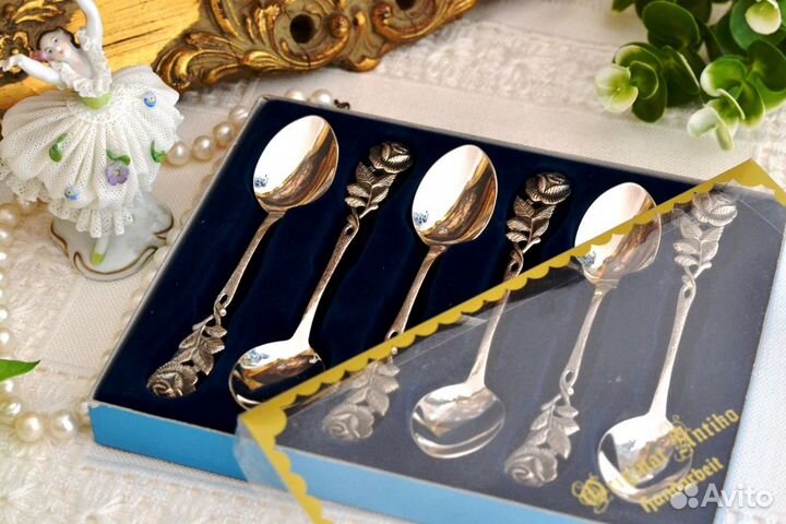 Десертные вилки. Десертные ложки.Серебрение.Antiko