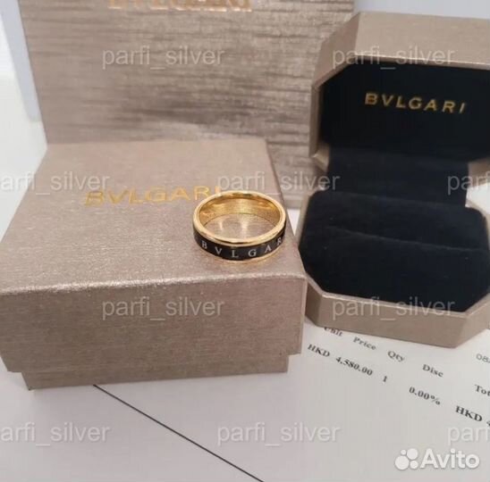 Bvlgari кольцо