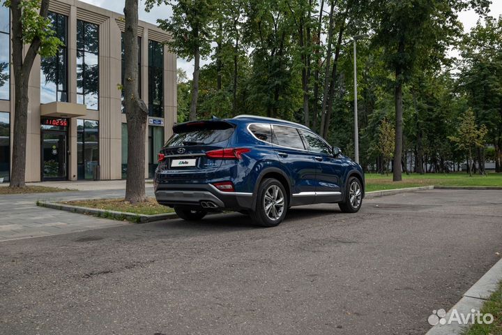 Hyundai Santa Fe 2.2 AT, 2018, 59 770 км