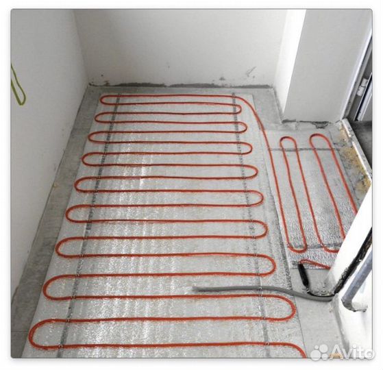 Теплый пол нагревательный Кабель в стяжку HeatUp