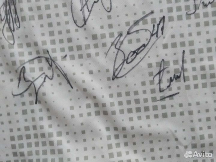 Футболка сборной России по футболу с автографами