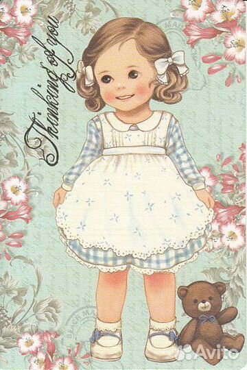 Куклы коллекция открыток 18 штук