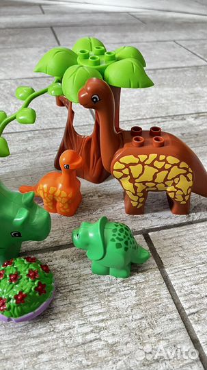 Динозавры Lego Duplo набор (аналог)