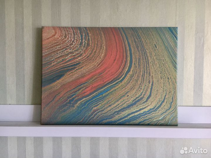 Картина в стиле флюидарт Furiosa Flow