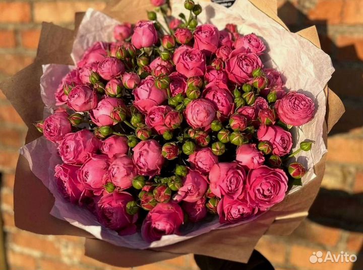 Пионовидные розы с доставкой