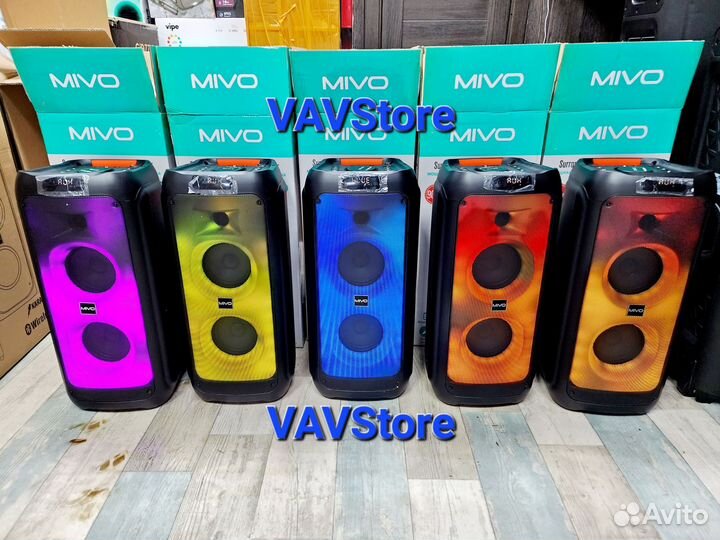 Колонка Mivo 651 Fire Box с микрофоном караоке