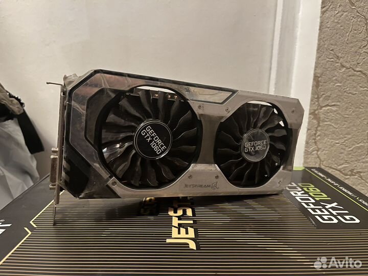 Видеокарта Palit Geforce 1060 6 gb super jetstream