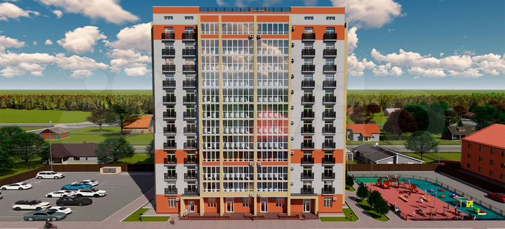 1-к. квартира, 58 м², 10/12 эт.