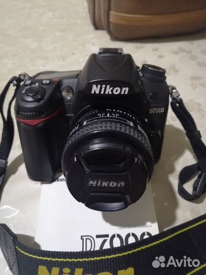 Зеркальный фотоаппарат nikon d7000 + 2 объектива