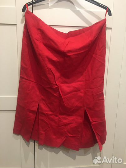 Юбка лен 100%, р 52.Новая