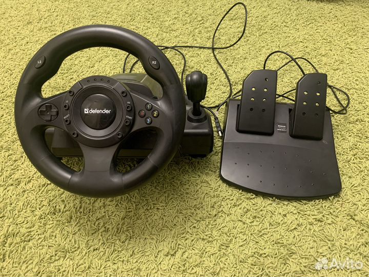 Игровой руль defender forsage drift gt