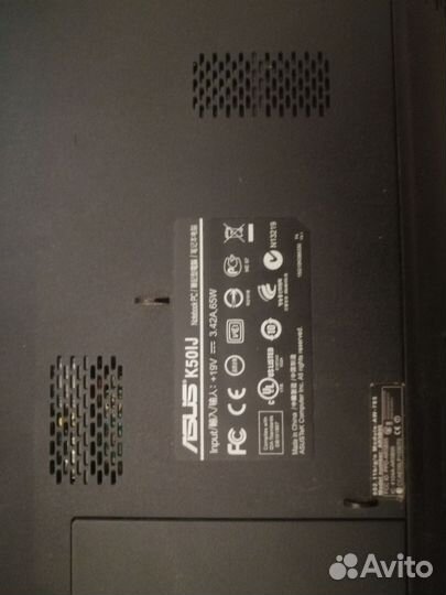 Продам ноутбук Asus K50IJ