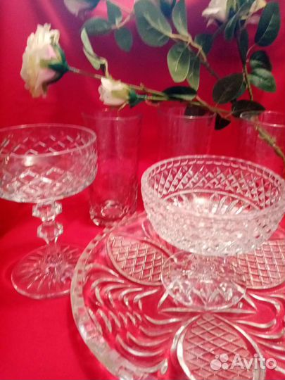 Ваза для фруктов, графин, конфетницы