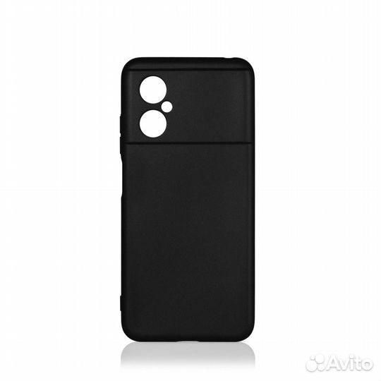 Силиконовый чехол для Poco M4 (5G) DF (black)