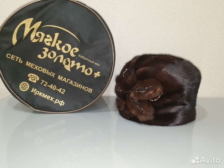 Шапка норковая женская