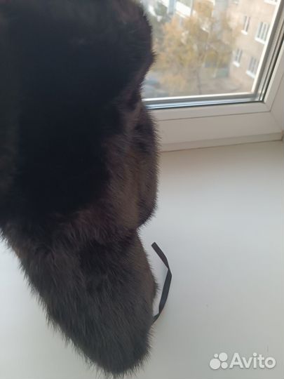 Мужская зимняя шапка норковая