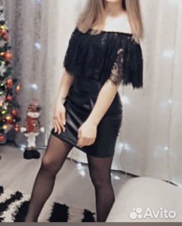 Кожаное платье